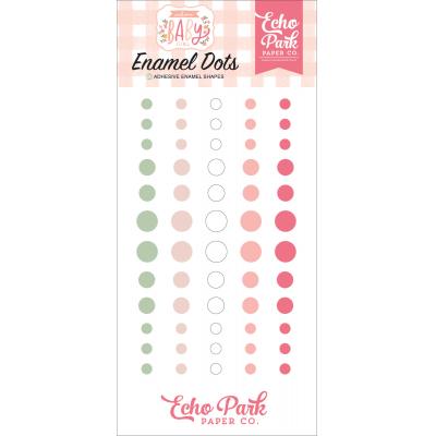 Echo Park Welcome Baby Girl - Enamel Dots